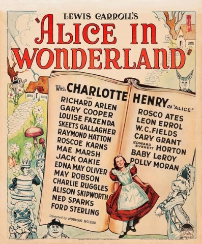 Poster for Alice in Wonderland (1933)