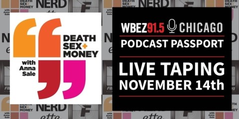 Poster for Death Sex & Money Live w/special guest Mara Wilson