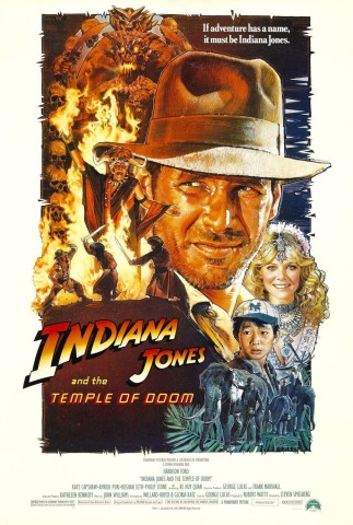 Poster for Indiana Jones and the Temple of Doom