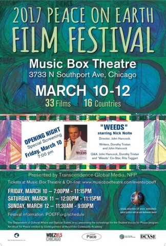 Poster for Peace Film Festival Filmmakers' Panel Discussion