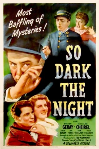 Poster for So Dark the Night