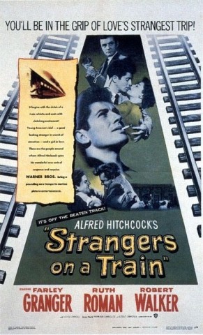Poster for Strangers on a Train