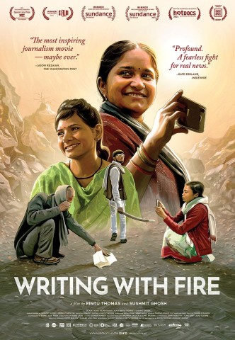 Poster for Writing with Fire