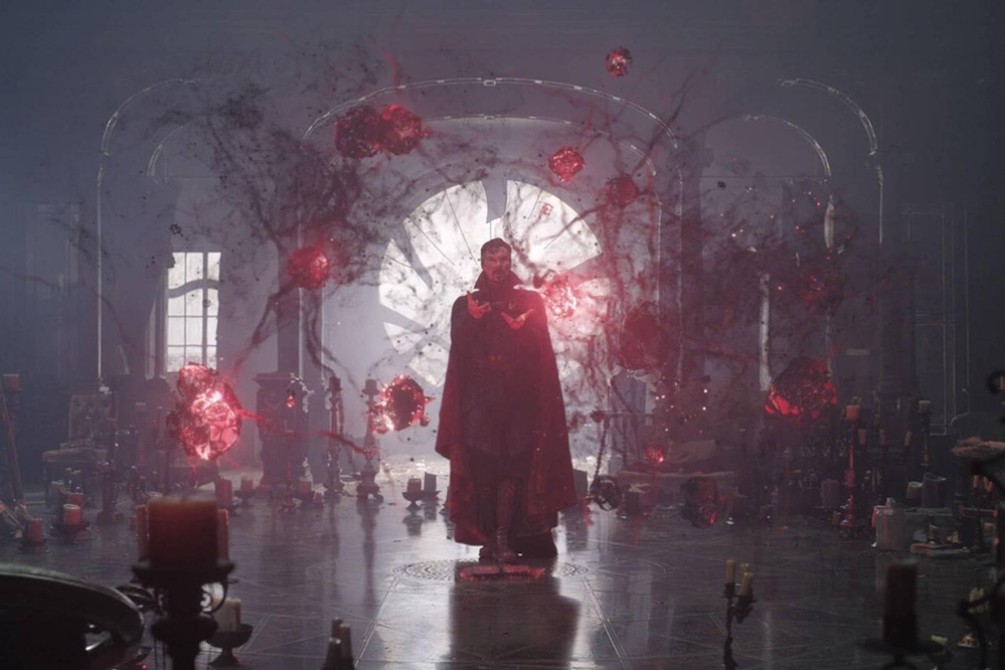 Doctor Strange in the Multiverse of Madness on 35mm movie still