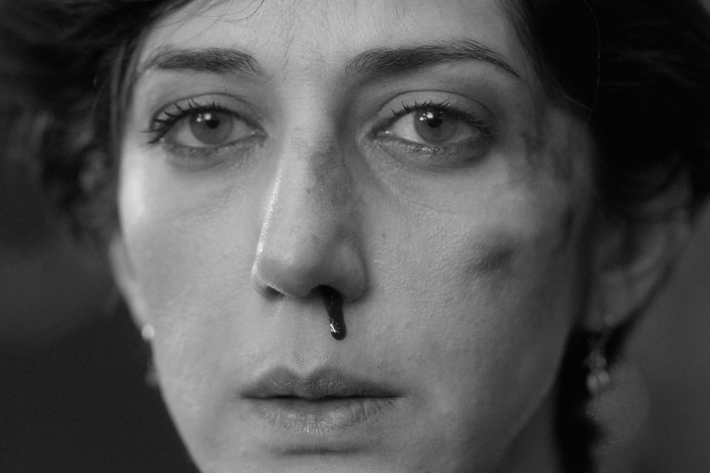 Two People Exchanging Saliva